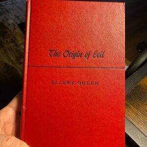 Red Hardcover Book 'The Origin of Evil' first edition very good condition 1951